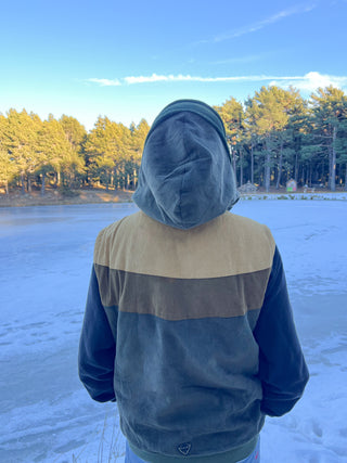 CHALECO DOBBY - verde mostaza