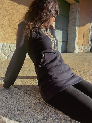 VESTIDO SUDADERA DAONDENA - Leopard