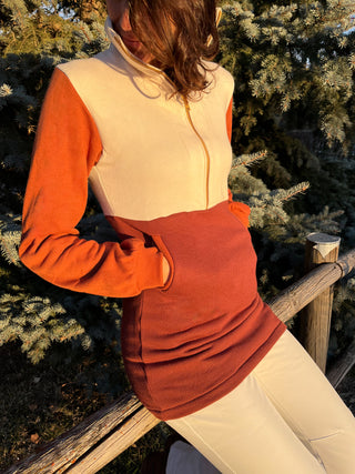 VESTIDO SUDADERA DAONDENA - Fuego