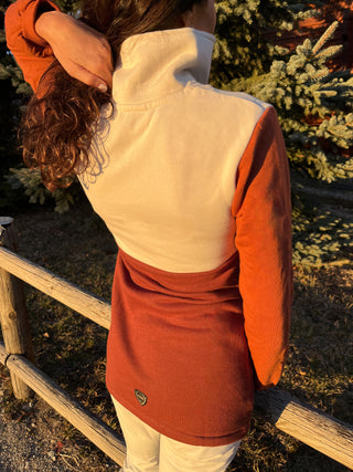 VESTIDO SUDADERA DAONDENA - Fuego